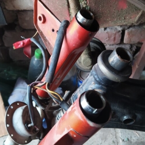 Puch Monza 4S z roku 1977 - Rozebírání rámu 118 Puch Monza 4S z roku 1977 - Rozebírání rámu 118