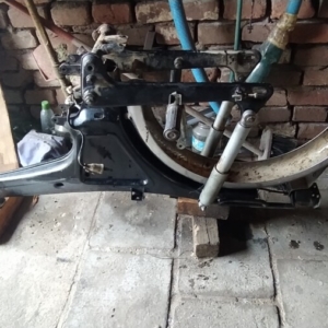 Puch Monza 4S z roku 1977 - Rozebírání rámu 129 Puch Monza 4S z roku 1977 - Rozebírání rámu 129