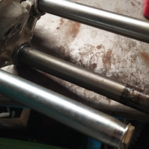 Puch Monza 4S z roku 1977 - Rozebírání rámu 133 Puch Monza 4S z roku 1977 - Rozebírání rámu 133