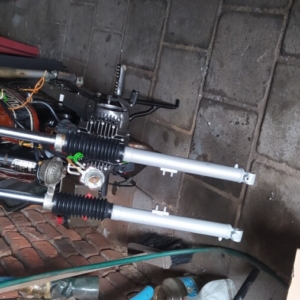 Puch Monza 4S z roku 1977 - Přední vidlice 195 Puch Monza 4S z roku 1977 - Přední vidlice 195