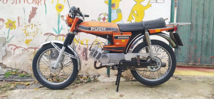 Puch Monza 4S z roku 1977 – Před a po 1