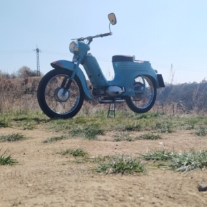 Jawa 50 typ 555 z roku 1959 - Jaro 2022 - První projížďka 32 Jawa 50 typ 555 z roku 1959 - Jaro 2022 - První projížďka 32