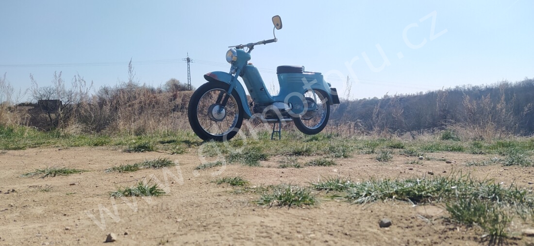 Jawa 50 typ 555 z roku 1959 - Jaro 2022 - První projížďka 31 Jawa 50 typ 555 z roku 1959 - Jaro 2022 - První projížďka 31