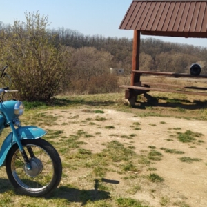 Jawa 50 typ 555 z roku 1959 - Jaro 2022 - První projížďka 35 Jawa 50 typ 555 z roku 1959 - Jaro 2022 - První projížďka 35