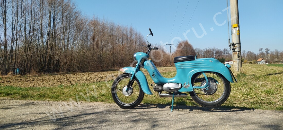 Jawa 50 typ 555 z roku 1959 - Volnoběh 2023 12 Jawa 50 typ 555 z roku 1959 - Volnoběh 2023 12
