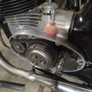 ČZ 125 typ 453 z roku 1961 - Skládání motoru 42 ČZ 125 typ 453 z roku 1961 - Skládání motoru 42