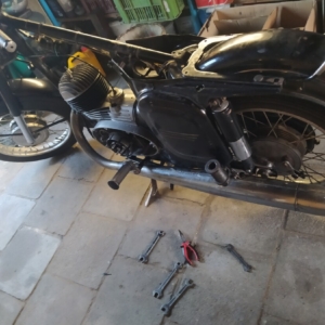 ČZ 125 typ 453 z roku 1961 - Skládání motoru 39 ČZ 125 typ 453 z roku 1961 - Skládání motoru 39