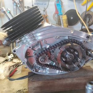 ČZ 150 C z roku 1951 - Skládání motoru 107 ČZ 150 C z roku 1951 - Skládání motoru 107