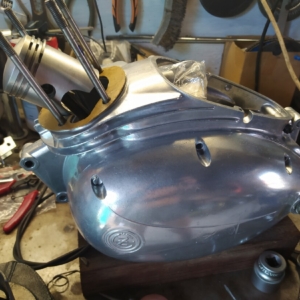 ČZ 150 C z roku 1951 - Skládání motoru 108 ČZ 150 C z roku 1951 - Skládání motoru 108