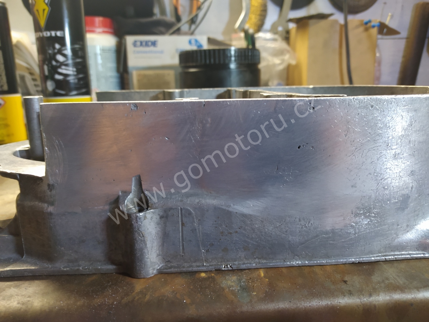 ČZ 125 typ 453 z roku 1961 - Bloky po svařování 167 ČZ 125 typ 453 z roku 1961 - Bloky po svařování 167