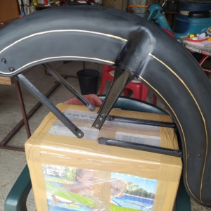 ČZ 125 typ 453 z roku 1961 - Přeleštění laku 157 ČZ 125 typ 453 z roku 1961 - Přeleštění laku 157