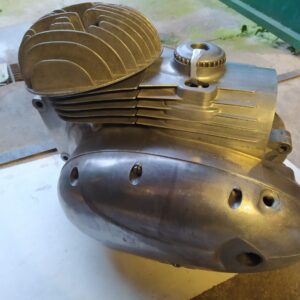ČZ 125 typ 453 z roku 1961 – Bloky před čištěním [15]