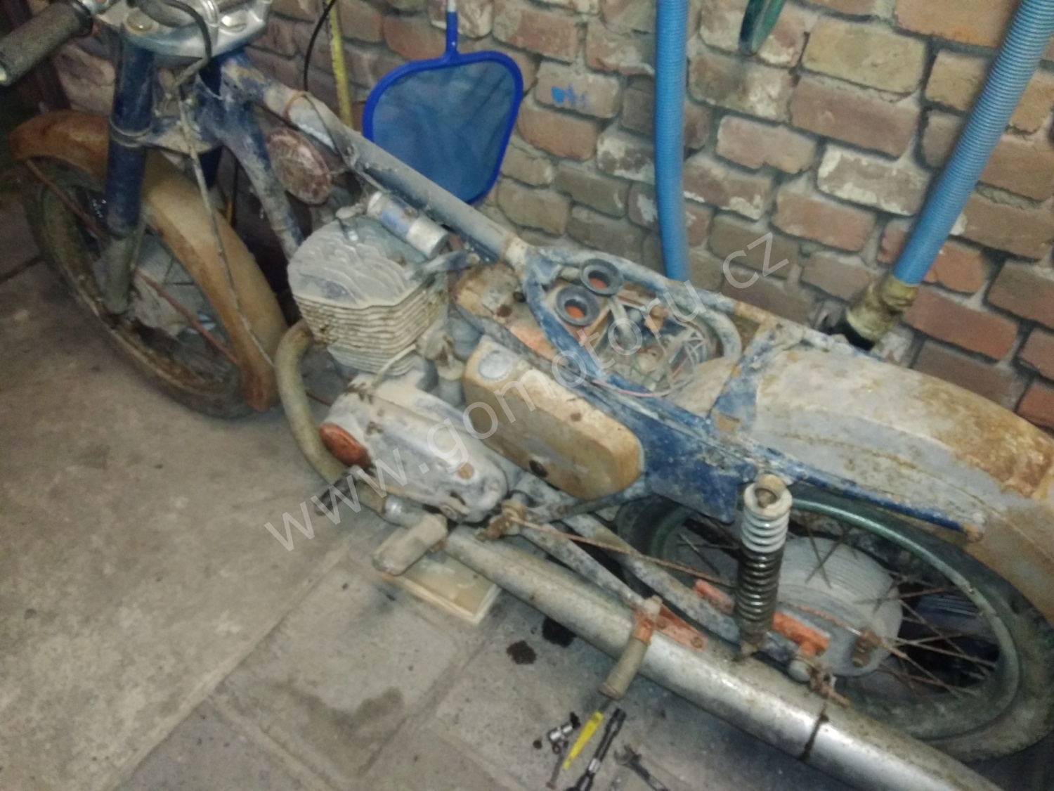 ČZ 175 typ 477 z roku 1970 - Průzkum a první rozebírání - pokračování 14 ČZ 175 typ 477 z roku 1970 - Průzkum a první rozebírání - pokračování 14