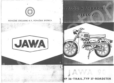 Katalog ND Jawa 90 rok vydání 1972