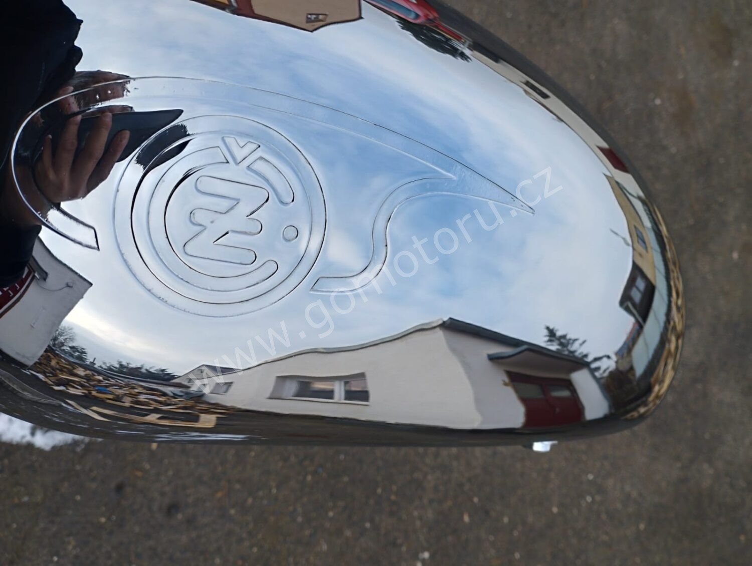 Chromování nádrže - ČZ 125 typ 453 z roku 1961 246 Chromování nádrže - ČZ 125 typ 453 z roku 1961 246