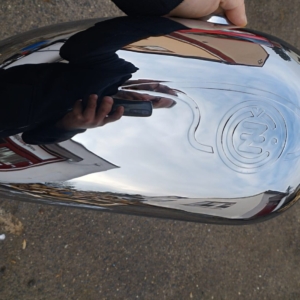 Chromování nádrže - ČZ 125 typ 453 z roku 1961 255 Chromování nádrže - ČZ 125 typ 453 z roku 1961 255