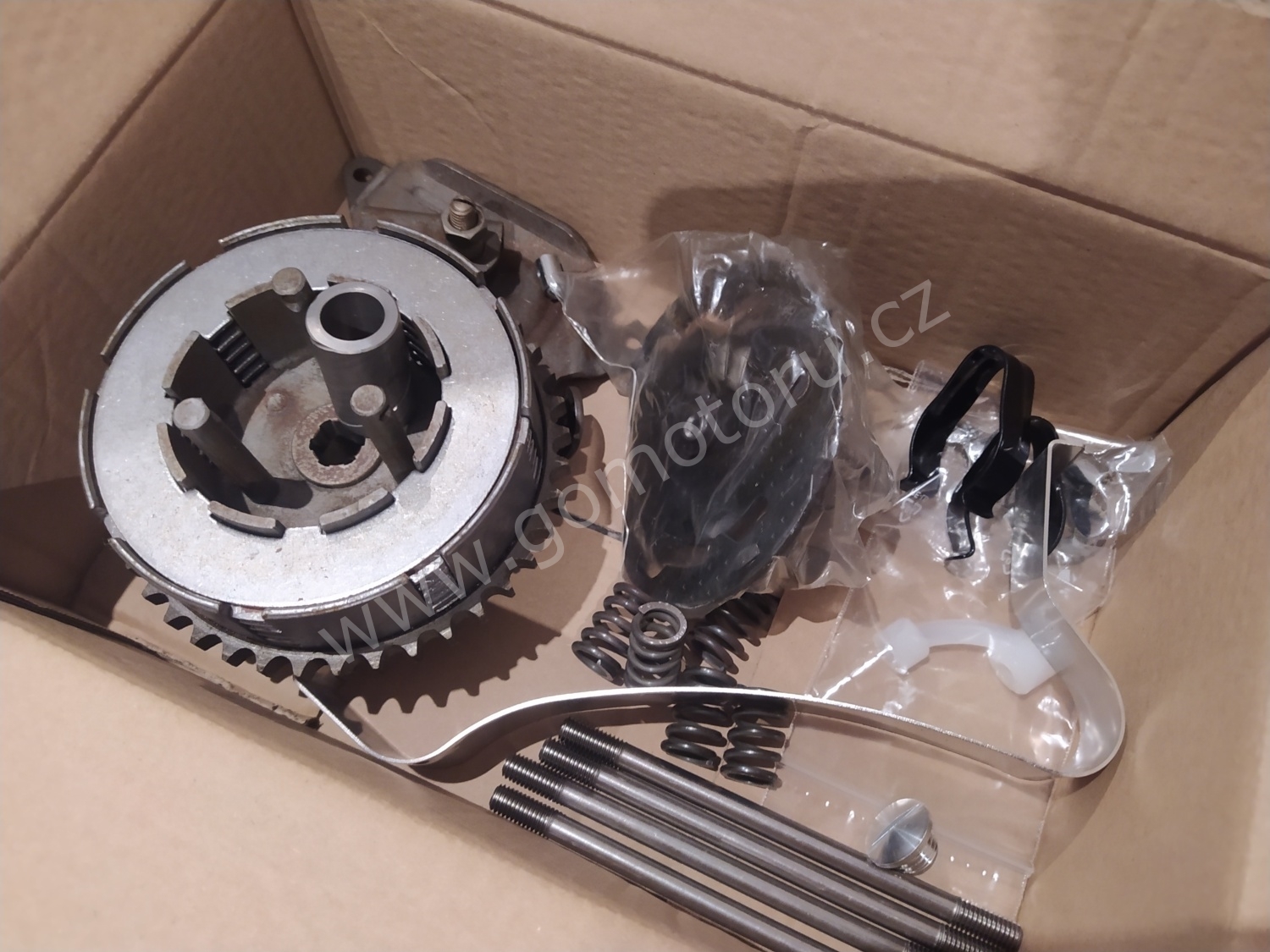 Díly spojky - ČZ 125 typ 453 z roku 1961 235 Díly spojky - ČZ 125 typ 453 z roku 1961 235