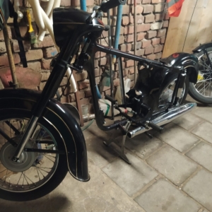 Skládání motorky - ČZ 125 typ 453 z roku 1961 226 Skládání motorky - ČZ 125 typ 453 z roku 1961 226