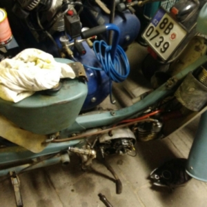 Jawa 50 typ 20 z roku 1978 - Rozebírání 2 Jawa 50 typ 20 z roku 1978 - Rozebírání 2