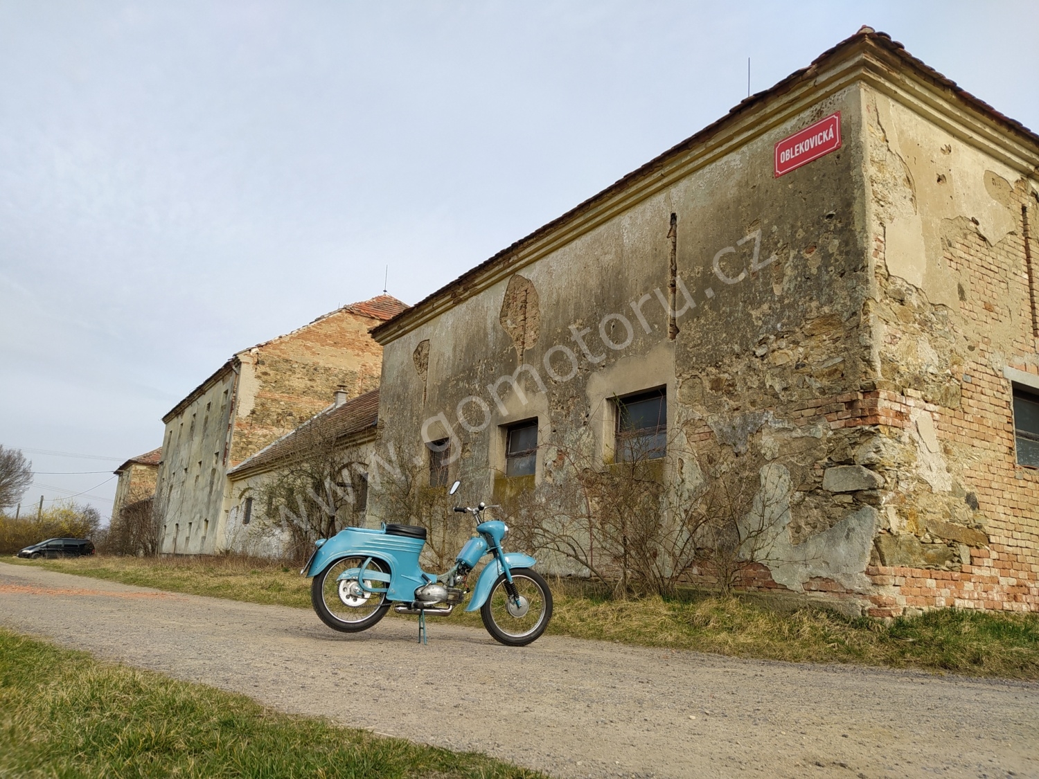 Jawa 50 typ 555 z roku 1959 - První projížďka 2023 13 Jawa 50 typ 555 z roku 1959 - První projížďka 2023 13