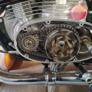 ČZ 125 typ 453 z roku 1961 – Skládání spojky [3]