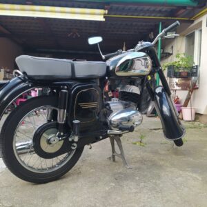 ČZ 125 typ 453 z roku 1961 – Testovací jízda po opravách 2