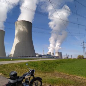 ČZ 125 typ 453 z roku 1961 – Vyjížďka do Dukovan 2