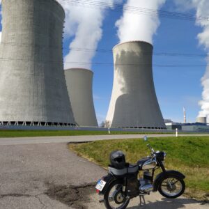ČZ 125 typ 453 z roku 1961 – Vyjížďka do Dukovan 3