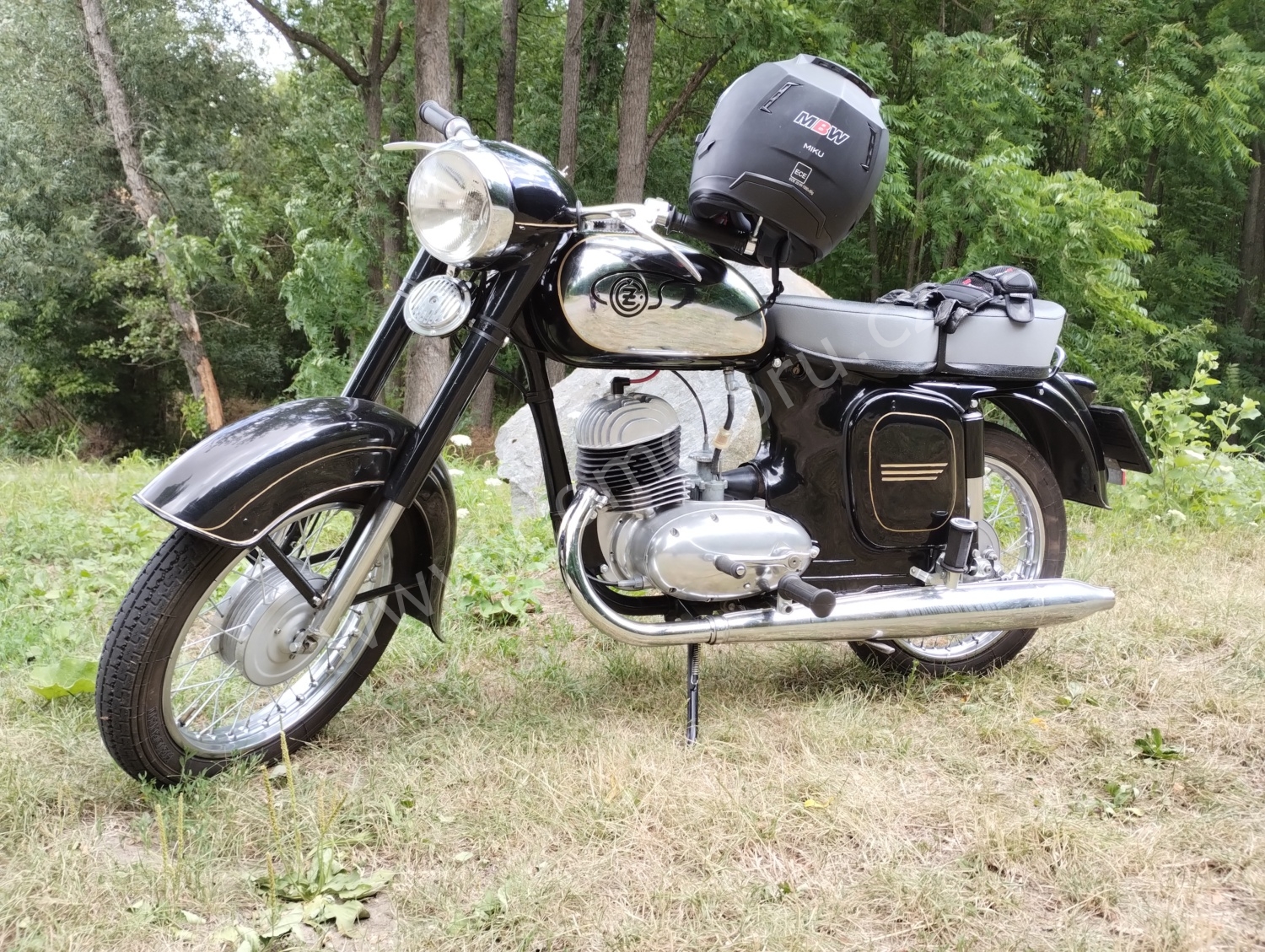 ČZ 125 typ 453 z roku 1961 - Testovací jízda po opravách 2 1 ČZ 125 typ 453 z roku 1961 - Testovací jízda po opravách 2 1