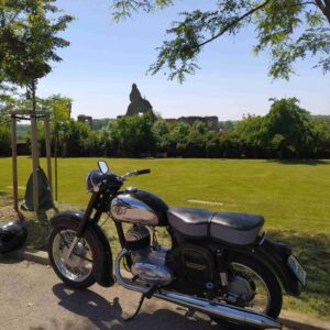 ČZ 125 typ 453 z roku 1961 – Projížďka 5 [1]