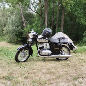 ČZ 125 typ 453 z roku 1961 – Testovací jízda po opravách 2 [1]