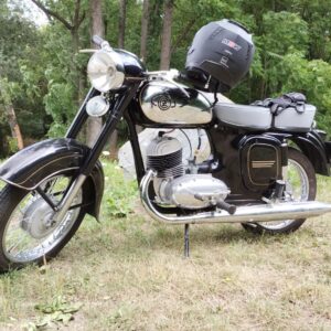 ČZ 125 typ 453 z roku 1961 – Testovací jízda po opravách 2 [2]