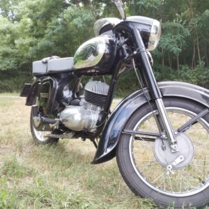 ČZ 125 typ 453 z roku 1961 – Testovací jízda po opravách 2 [3]