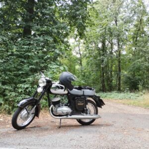 ČZ 125 typ 453 z roku 1961 – Testovací jízda po opravách 2 [4]