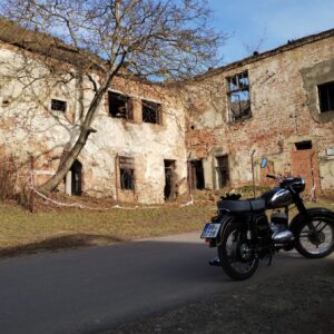 ČZ 125 typ 453 z roku 1961 - První jízda v roce 2024 13 ČZ 125 typ 453 z roku 1961 - První jízda v roce 2024 13