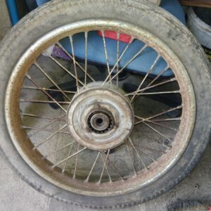 ČZ 175 typ 470 z roku 1968 - Čištění zadního kola 9 ČZ 175 typ 470 z roku 1968 - Čištění zadního kola 4