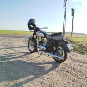ČZ 125 typ 453 z roku 1961 – Projížďka 7 [3]