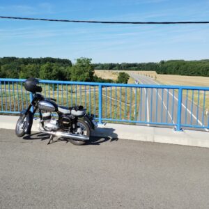 ČZ 125 typ 453 z roku 1961 – Projížďka 8 [3]