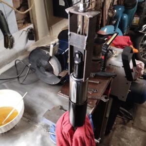 ČZ 125 typ 453 z roku 1961 - Oprava zadních tlumičů 56 ČZ 125 typ 453 z roku 1961 - Oprava zadních tlumičů 56