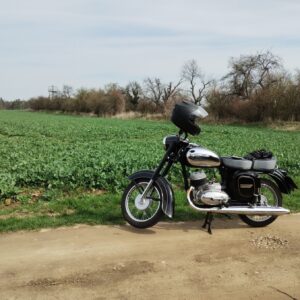 ČZ 125 typ 453 z roku 1961 - Rozhledna Anička 91 ČZ 125 typ 453 z roku 1961 - Rozhledna Anička 91