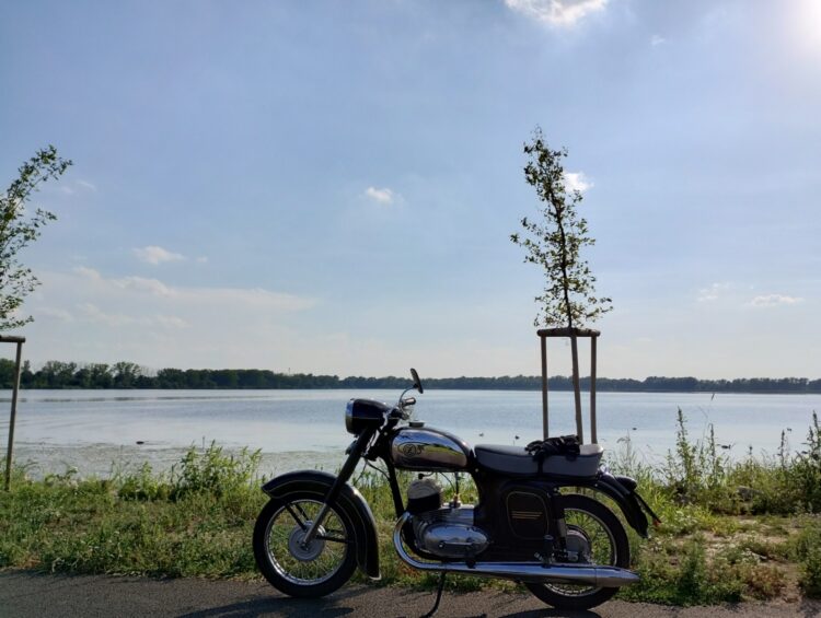 ČZ 125 typ 453 z roku 1961 – Projížďka 10 [2]