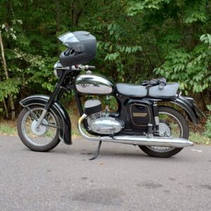 ČZ 125 typ 453 z roku 1961 – Testovací jízda po opravách 5 [1]