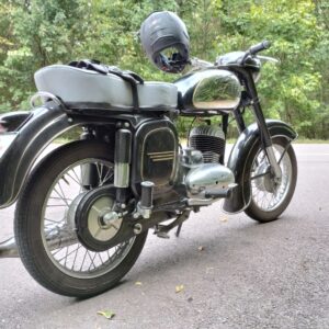 ČZ 125 typ 453 z roku 1961 – Testovací jízda po opravách 5 [2]