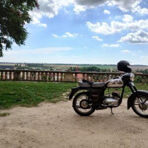 ČZ 125 typ 453 z roku 1961 – Testovací jízda po opravách 5 [4]