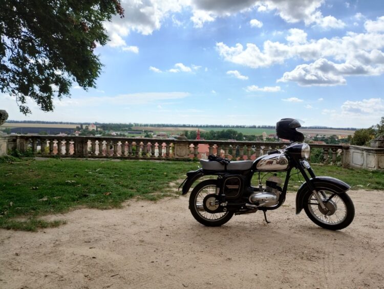 ČZ 125 typ 453 z roku 1961 – Testovací jízda po opravách 5 [4]
