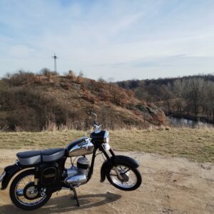 ČZ 125 typ 453 z roku 1961 – První jízda v roce 2024 [1]
