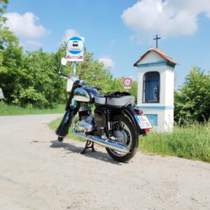 ČZ 125 typ 453 z roku 1961 - Druhý test prodloužené trasy 122 ČZ 125 typ 453 z roku 1961 - Druhý test prodloužené trasy 122