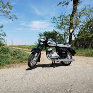 ČZ 125 typ 453 z roku 1961 – Koupel a malý okruh 5