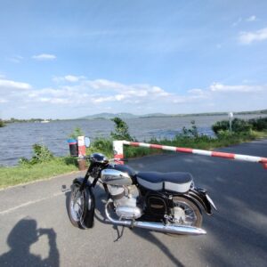 ČZ 125 typ 453 z roku 1961 - Vodní nádrž Nové Mlýny 129 ČZ 125 typ 453 z roku 1961 - Vodní nádrž Nové Mlýny 129