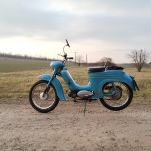 Jawa 50 typ 555 z roku 1959 - První jízda v roce 2025 3 Jawa 50 typ 555 z roku 1959 - První jízda v roce 2025 3